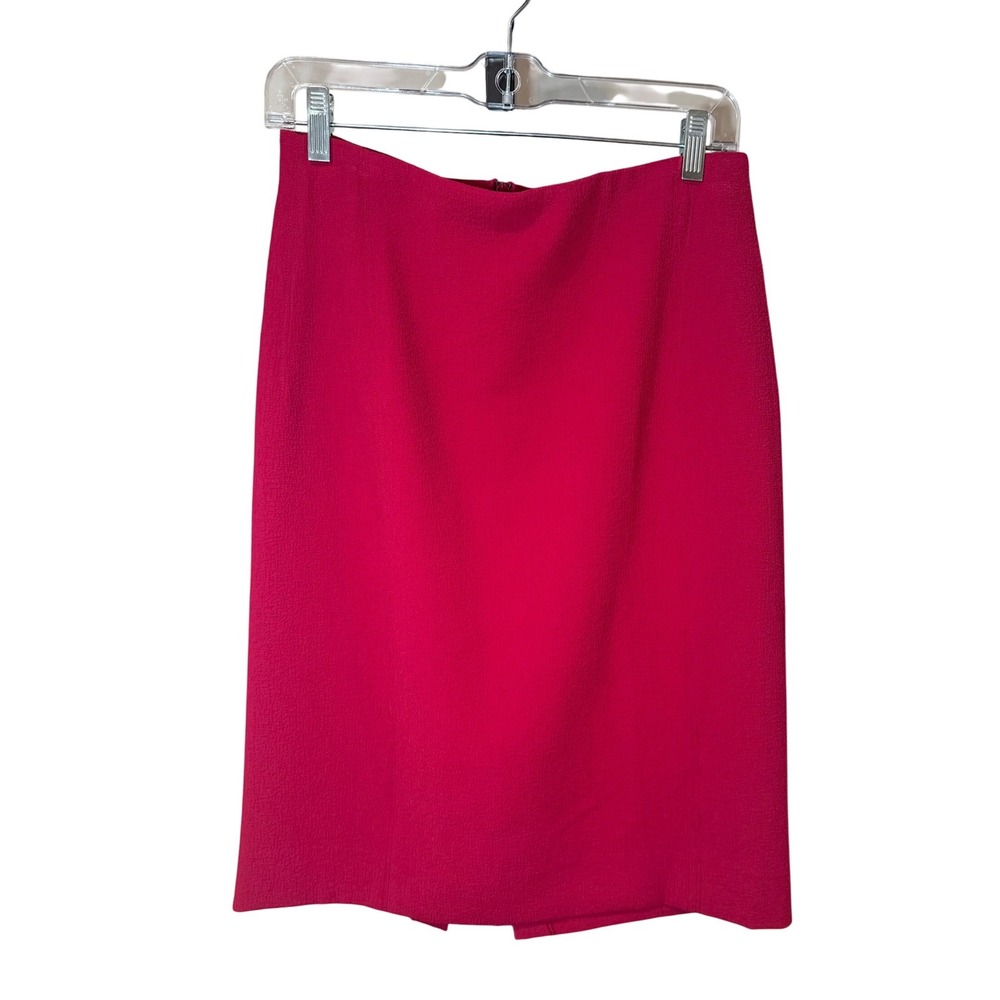 MM Lafleur The Dorchester 1.0 Skirt Staccato Hibiscus‎ Pink Textured Size 8